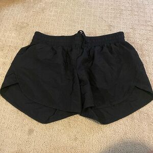 Athletic works black women’a running athletic shorts